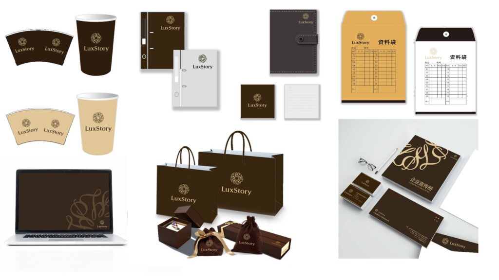 LuxStory, Visual Identity Design / Branding