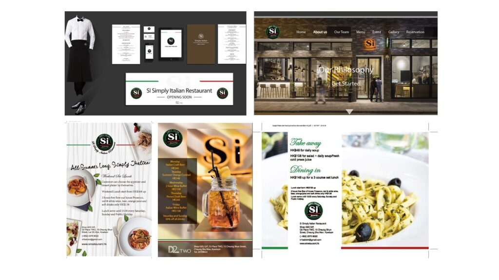 Simply Italian, Visual Identity Design